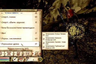 Получение 100% отражения урона и сопротивления магии без зачарования в Oblivion