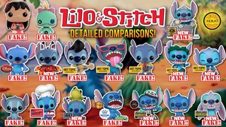 Comparisons of all fakes by Funko POP! Lilo & Stitch!