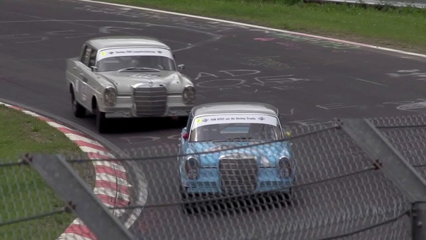 Racing a Mercedes 220 Fintail Sedan at the Nьrburgring with David Coulthard , CHRIS HARRIS ON