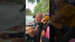 Germany river wave surfing goes wild