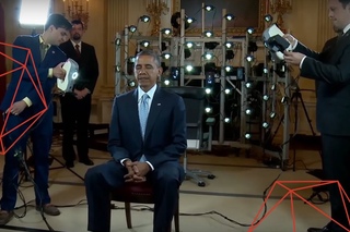 3D scanning Barack Obama