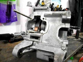 easy rotation of the crankshaft.