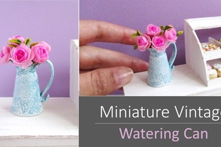 Polymer Clay Vintage Watering Can/Pitcher Tutorial || Maive Ferrando