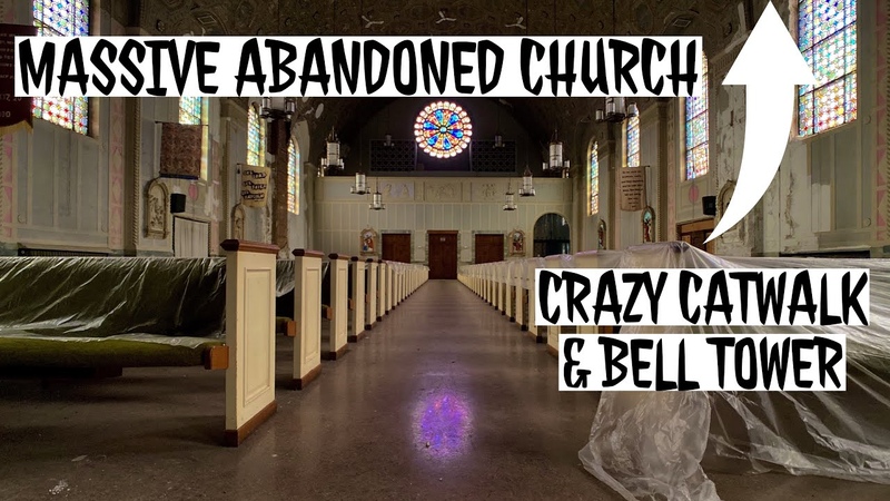 Exploring a Huge Abandoned Catholic Church in Ohio, Italian