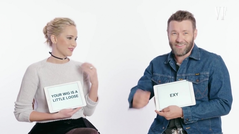 Jennifer Lawrence and Joel Edgerton Teach Kentucky and Aussie Slang Vanity