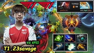 T1 23savage Monkey King 12K MMR IMBA RIGHT CLICK vs Kpii Naga OFFLANE Dota 2 pro Gameplay