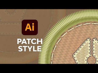 Create an Embroidered Patch Style With Adobe Illustrator