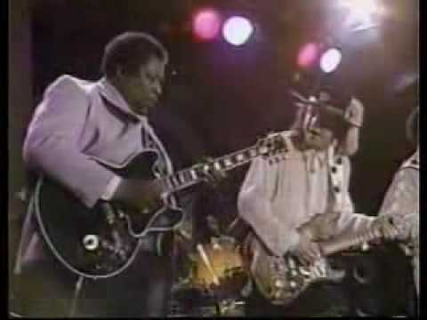 Stevie Ray Vaughan, B B King Albert Collins New Orleans 22 04 1988 Texas