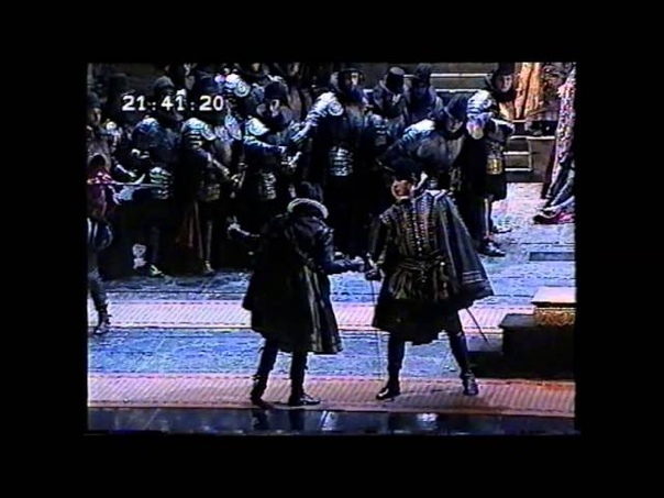 Auto da fé: Sire egli è tempo chio viva. Don Carlo ( Verdi). Teatro Real