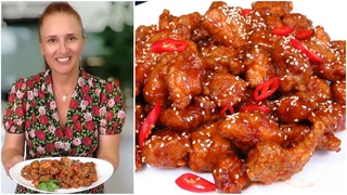 Кусочки курицы в соусе Курица по-китайски Люда Изи Кук Блюдо из курицы Азиатская кухня honey chicken