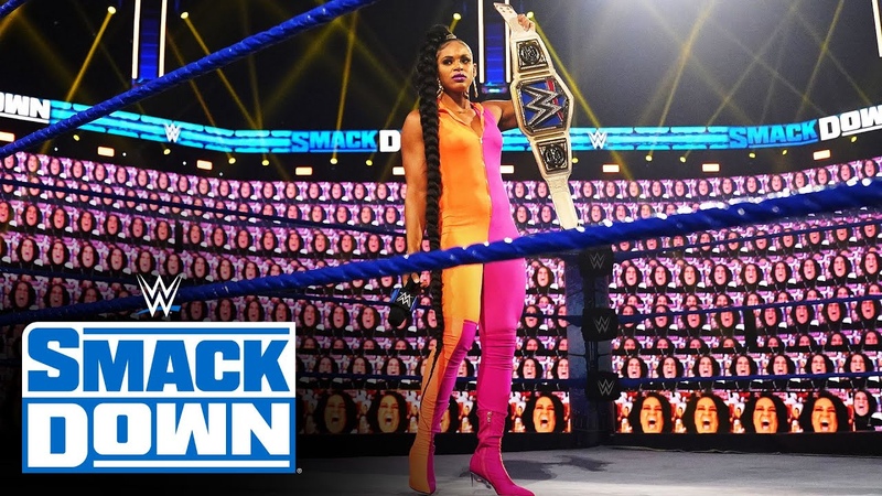 Bianca Belair challenges Bayley to a match at WWE Hell in a Cell: Smack Down, June 4,