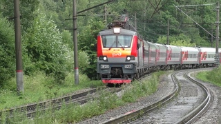 Электровоз ЭП20-027 с поездом № 740 Брянск - Москва