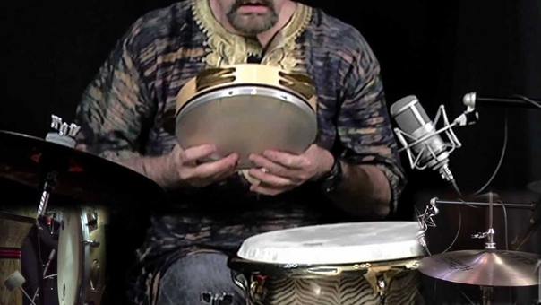 Tom Teasley Cooperman Riq, L. P. Djembe, Stanton Moore Pandeiro, and Sabian Cymbals and Hi