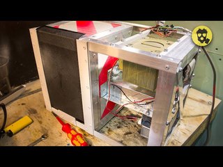 Высокочастотный облучатель для огненных экспериментов! Самая брутальная СВЧ-печь))))