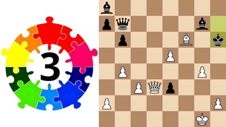 Chess Master solves chess puzzles (Checkmate in 3)
