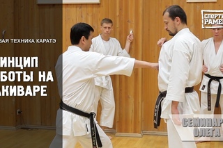 Каратэ шотокан. Уроки Олега Цоя. Принцип работы на макиваре