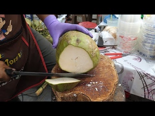 태국 길거리 과일 자르기 달인 / amazing fruits cutting skills - thai street food