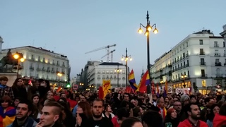 Manifestación por la República 14 de abril de 2018. Himno de Riego