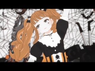 MMD OC Olivia - Halloween version - Model Test