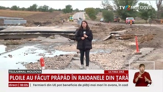 Zeci de pompieri, salvatori i poliiti ai intervenit n raioanele afectate de ploaia torenial