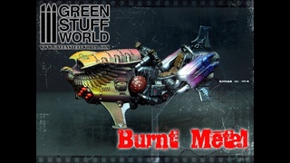Burnt Metal Effect with Chameleon Paints / Efecto Metal quemado con pinturas Camaleon