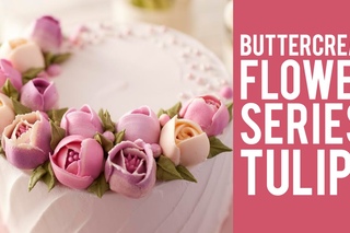 How to Make Buttercream Flowers: Tulips