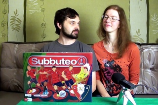 Распаковка Subbuteo - футбол на столе.
