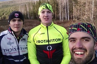 Скандинавская ходьба с Вованом :)