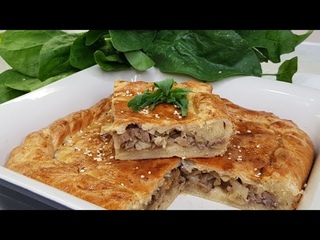 Очень вкусный мясной пирог с капустой. Простой рецепт пирога