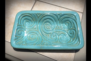 Creating a Carved Rectangular Platter in a Bamboo Tools Adjustable Rectangle Mold