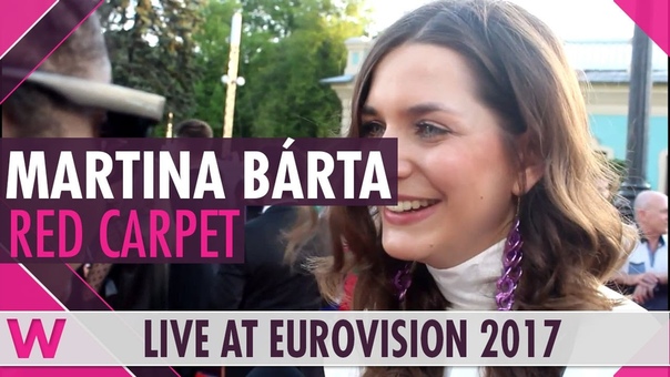 Martina Bárta ( Czech Republic) Interview Eurovision 2017 Opening Ceremony Red Carpet,