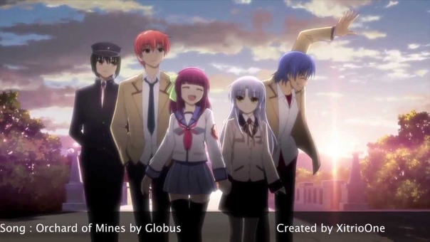 Angel Beats AMV Angelskie ritmy Globus Orchard of Mines), Xitrio One