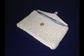 How to Loom Knit a Briefcase (DIY Tutorial)