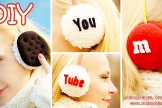 DIY Earmuffs – How To Make Oreo, M&M’s and YouTube Earmuffs