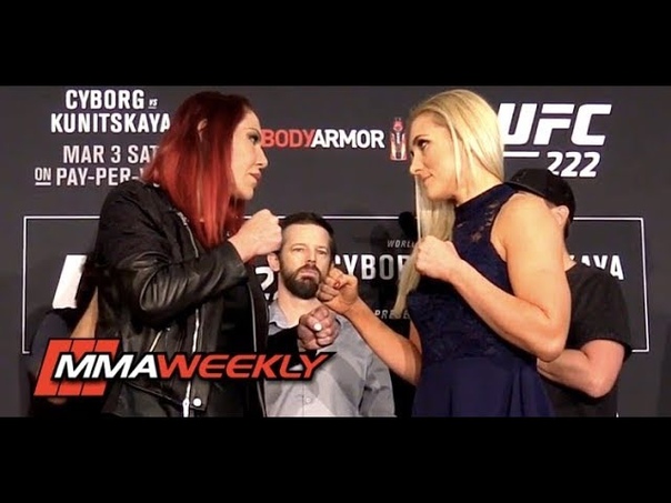 UFC 222 Face Offs: Cris Cyborg vs Yana Kunitskaya ( Media