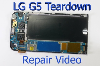 LG G5 Complete Teardown - Screen Replacement - Charging port fix