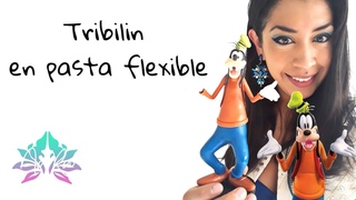 Tribilin en pasta flexible- Goofy in clay
