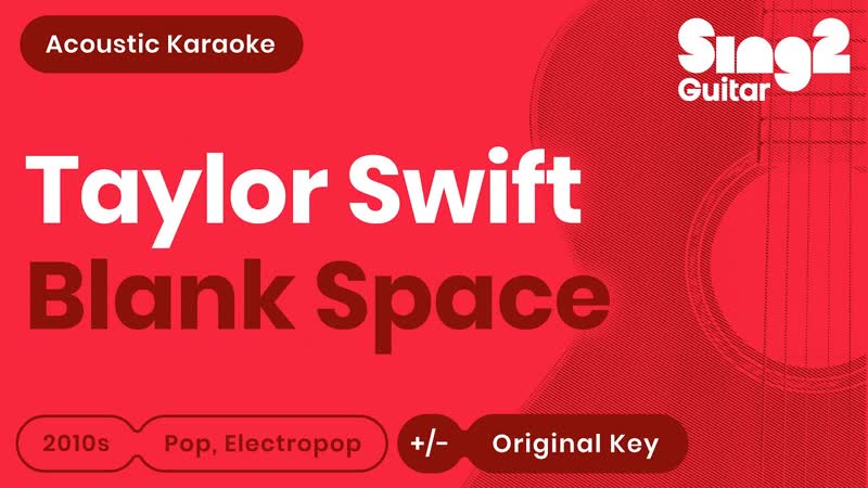 Taylor Swift Blank Space ( Acoustic