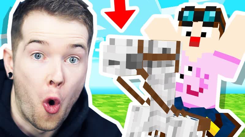 I STOLE a SKELETON HORSE in Minecraft