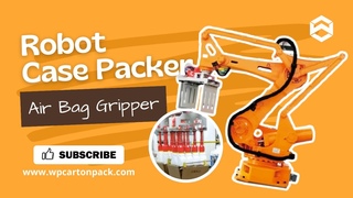WIN-WIN PACK Advanced Robot Case Packer for Bottles Packaging: Air Bag Gripper Mode/Robot Packer