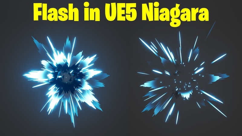 Flash in UE5 Niagara Tutorial, Download