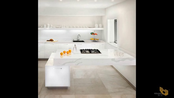 White Calacatta Quartz Slab for Kitchen Countertops with Cheap Prices that Look like