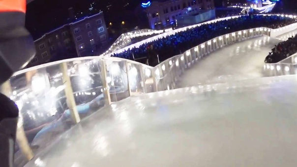 Claudio Caluoris High Speed Downhill Ice Cross