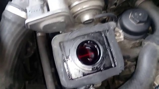 Частичная замена жидкости в ГУР  BMW X3 E83 2.0 D