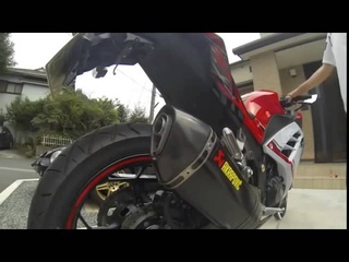Kawasaki Ninja 300 with AKRAPOVIC Exhaust CRAZY Sound HOT