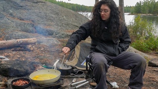 Wild Camping - Canoeing, Campfire, Cooking, S’mores