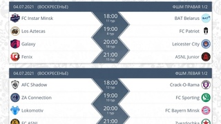 AFL 8x8 | Sunday matches | 04 July left part