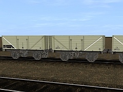 BR 7 Plank wagon P36147 weathered