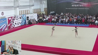 Красивская Ксюша, Полторак Ульяна, AGE 11-16,финал, Первенство России, г  Ярославль