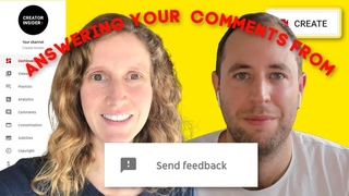 Responding to YOUR Comments from the “Send Feedback“ Link!